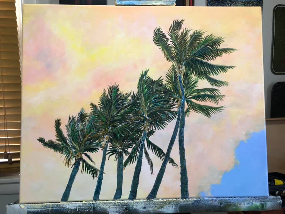 China Walls (16x20” acrylic on canvas)